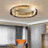 2026 Modern LED Crystal Chandelier - Dimmable Luxury Ceiling Light for Bedroom