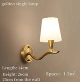 American Modern Style Wall Lamp Interior Lighting Fixtures Indoor Aisle Lamp All Bronze Antlers Decorative Lights For Bedroom