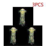 5PCS Jellyfish Hanging Night Light Lamp - Battery-Operated Bedroom Atmosphere Decor