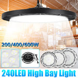 UFO LED High Bay Garage Light (200W/400W/600W) 180-265V - High Brightness Industrial Ceiling Lamp with AU Plug for Warehouse & Workshop