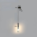 Modern Led Long Pendant Light for Bedroom Bedside Living Room Hanging Lamps Reading Lighting Double Spotlight Decor Chandelier