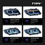 LED Projector Headlights for BMW 3 Series E90 (2005-2012) - RGB Color Changing