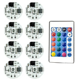 5V RGB LED USB Light Plate Set (1–10 Pcs) - Wireless Remote & Linkage Control COB Chip