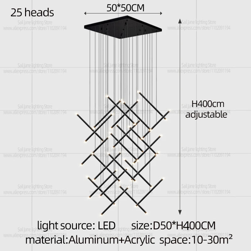 Nordic Pendant Light Modern Living Room Dining Table Lighting Lounge Hanging Restaurant Attic Chandelier Bedroom Ceiling Lamp