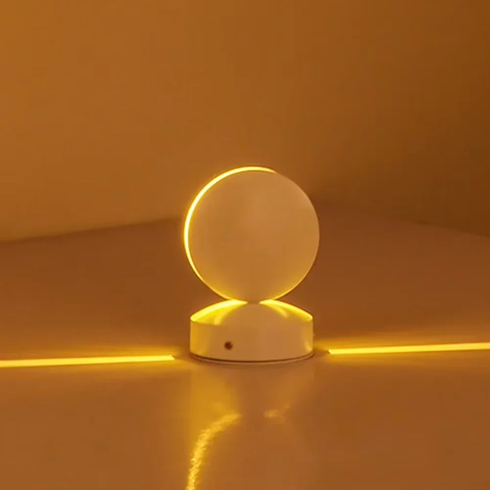 9W Round LED Window Sill Light (360° Beam Angle) - Architectural Trick Light Wall Sconce for Window Frames, Hotel Corridors & Bars