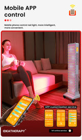 Red Light Therapy LED Physical Therapy Full Body 480,590,630,660, 670, 810, 830, 850,1060 Red Infrared Light Therapy Panel With Mobile Stand
