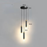 Modern Led Long Pendant Light for Bedroom Bedside Living Room Hanging Lamps Reading Lighting Double Spotlight Decor Chandelier