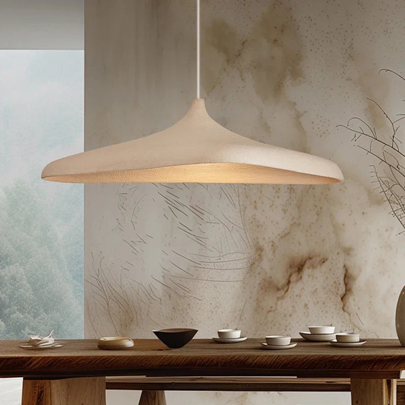 Japanese Wabi Sabi Style Pendant Lights Living Dining Room Bedroom Ceiling Chandelier Decoration Home Hanging Loft Lamps Fixture