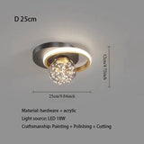 Modern LED Aisle Ceiling Light - Minimalist Corridor & Closet Flush Mount