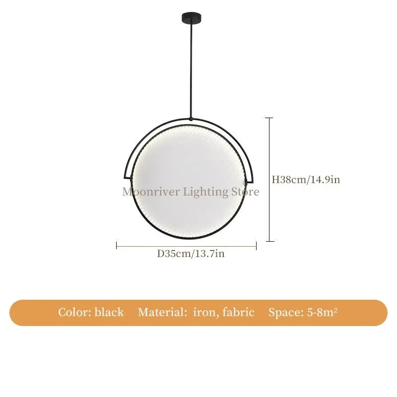 Italian Style Modern LED Pendant Chandelier - Sleek Hanging Ceiling Lamp Fixture for Bar Counter, Shop, Restaurant, Living Room & Home Decor