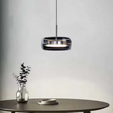LED Italian minimalist restaurant pendant light, high-end glass dining table bar, desk lamp, modern island dining room lighting