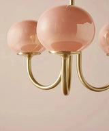 Nordic Simple Bedroom Lamp Designer Art Warm Romantic Children's Room Pink Medieval Bauhaus Chandelier
