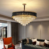 Home Appliance Crystal Ceiling Chandelier Luxury Dining Room Pendant Lamp Modern New Living Room Decor LED Bedroom Hanging Light