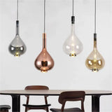 Nordic Restaurant Designer Glass Pendant Light Simple Creative Coffee Hall Background Decor Lamps Living Room Bedroom Droplight