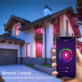 Tuya WiFi E27 B22 Smart Dimmable Bulb RGBCW 100-240V 15W LED Light Smart Life App Control Support Alexa Google Home Alice