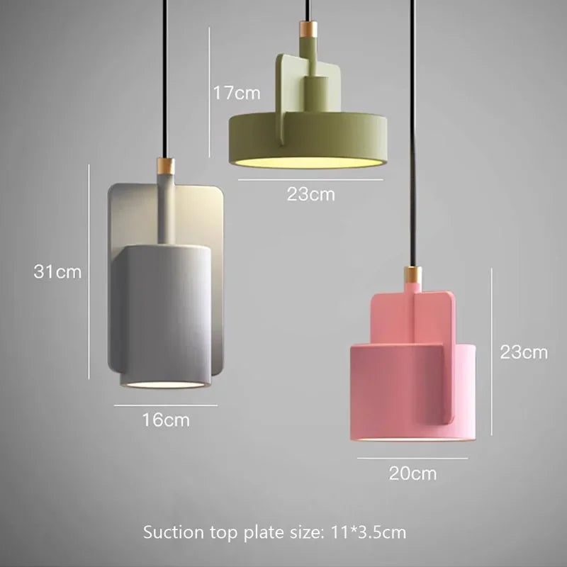 Retro Wabi-sabi Cement Gypsum Pendant Lights LED E27 Modern Light Fixtures Bedroom Kitchen Dining Room Bar Cafe&#39;s Restaurant