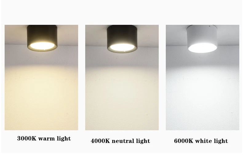 Dimmable round surface mounted downlight led small ceiling light ceiling light spotlight hallway entrance light aisle light