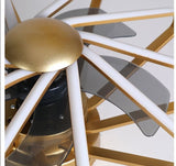 LED ceiling fan with Lights remote control home decor ventilator lamp Living room Bedrpoom DC ceiling fan lamp