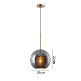Glass Hanging Lamp Nordic Pendant Lights Dining Kitchen Lighting Fixtures  Bedroom Bedside Pendant Lamp Luminaire