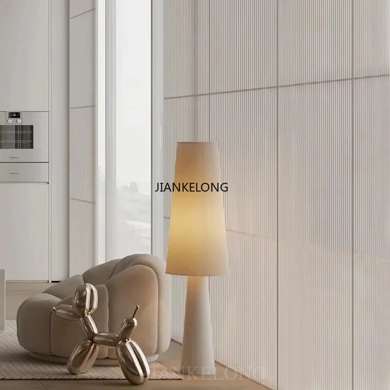 JIANKELONG Italian Designer Floor Lamp, Nordic Atmosphere Homestay Vertical Art Desk Lamp Suitable for Living Room Study Bedroom