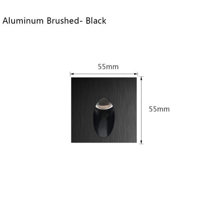 Recessed Wall Sconce Lamp Led Stair Lighting Interior Step Light Aluminum Nightlights with Box for Bathroom 110V/220V/12V