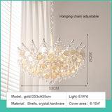 LED French Medieval Pendant Light Style Luxury Blue Crystal Chandelier for Villa Living Room Bedroom Hallway Ceiling Lamp