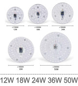 LED Ceiling Light Replacement Board - 12W to 50W Round LED Ring Panel