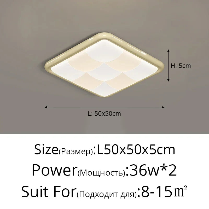 2025 Modern Bedroom Ceiling Lamp LED Chandelier For Living Room Indoor Lighting Fixture Kitchen Lustre Lamp Whole House Lighting