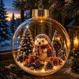 2026 Luminous Christmas DIY Ornaments Santa Claus Snowman Elk Decorations for Xmas Home Office Party Holiday Gift