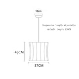 Denmark Designer Silk Pendant Lamp Living Room Hotel Hall Restaurant Hanglamp Home Decoration LED Lighting Factory Direct Sales