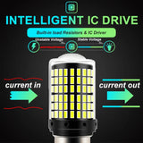 2x P21W PY21W Car LED Bulb Ba15s 1156 Bau15s T20 WY21W W21W 7443 High Power LED Signal Light Can bus No error Auto Reverse Lamp