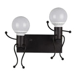 LED Wall Lights 110V-220V E27 Base Nordic Style For Home Bedroom Bedside Living Room Minimalist Sconce Light Art Decors Lamps