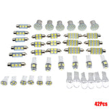 Car LED Lights Interior Lights 6000K 12V T10 168 2825 W5W 921 Kit For Car Vehicle Map Dome Door Trunk License Plate Light Bulb