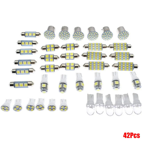 Car LED Lights Interior Lights 6000K 12V T10 168 2825 W5W 921 Kit For Car Vehicle Map Dome Door Trunk License Plate Light Bulb