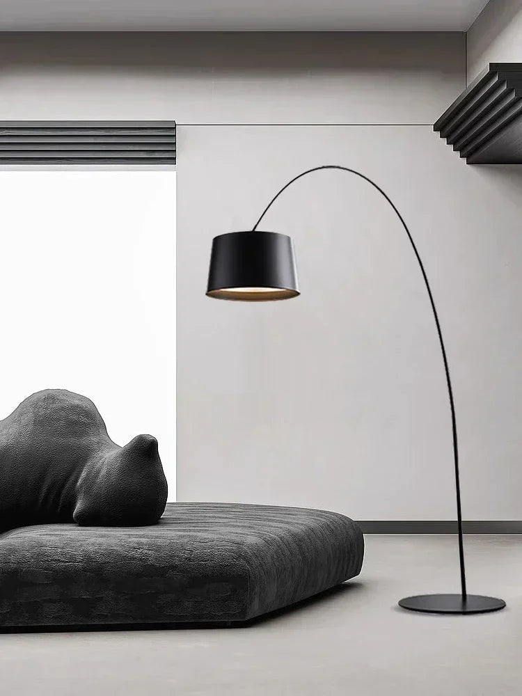 Nordic Minimalist Floor Lamp Creative Living Room Sofa Edge Light Italian Study Bedroom Vertical Reading Home Lighting Fixture