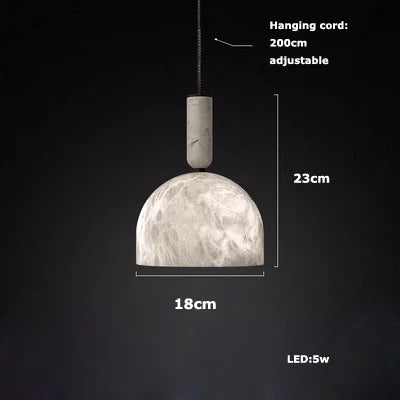 LED 2026 New Trend Marble Series Lustre Hanging Lamp Chandelier Indoor Lighting Suspension Luminaire Lampen For Dinning Room