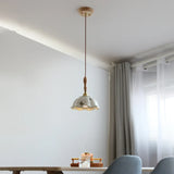 Butterfly Ceramic LED Pendant Lamp Beside Wooden Handle Copper Socket Home Decors Bedroom Dining Living Room Light Hang lamp