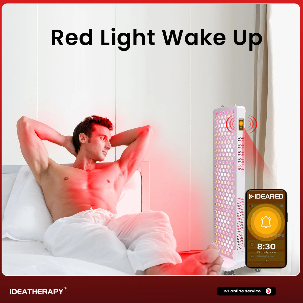 Red Light Therapy LED Physical Therapy Full Body 480,590,630,660, 670, 810, 830, 850,1060 Red Infrared Light Therapy Panel With Mobile Stand