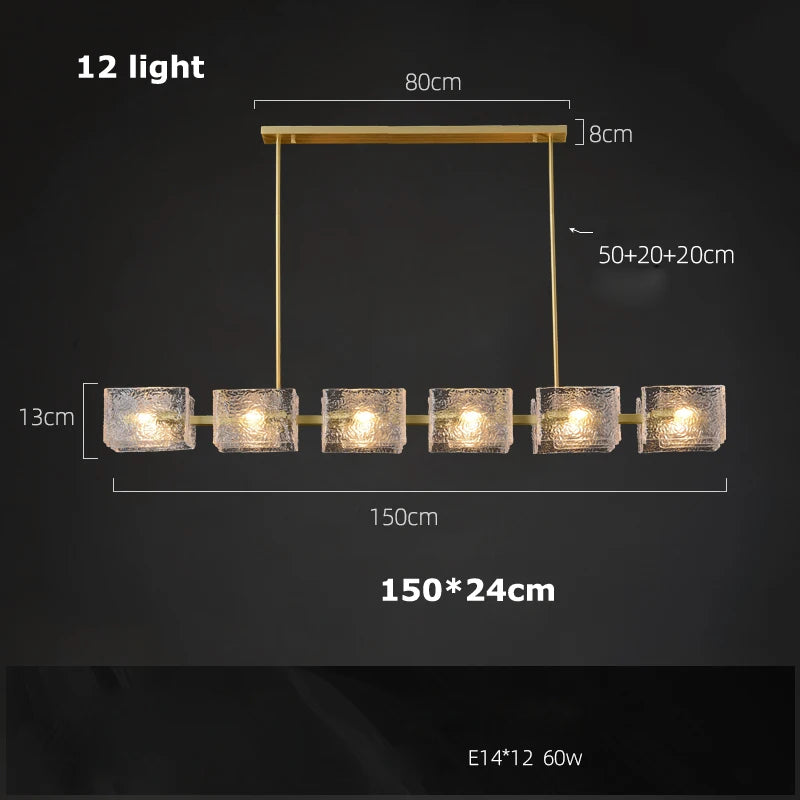 2025 New Creative Crystal Chandelier Modern Luxury Living Room Restaurant Pendant Light Irregular Luster Bar Table Hanging Lamps