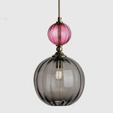 Modern stained glass chandelier Restaurant bar bedside creative bedroom personality model room Pendant lamp home decor Light