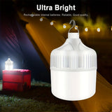 USB Rechargeable Led Bulb Portable Camping Light Bulb Emergency Lighting Flashlight Lights Outdoor Picnics Hanging Tent Light