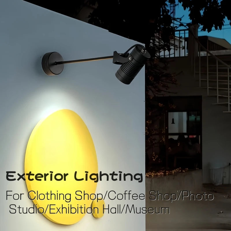 Waterproof LED Long Pole Wall Lamp - 10W/15W/20W Outdoor Modern Sconce
