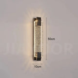 Luxury Modern LED Wall Lamp (Gold/Black) - Decorative TV Background Sconce & Bedside Light Fixture for Living Room & Bedroom