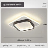 Modern Nordic LED Ceiling Light - Luxury Metal Lamp for Living Room