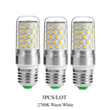E26 E27 LED Corn Light Bulbs 12W 9W Lamp 80W Incandescent 1000lm Warm White 2700K Edison Screw Candle Home Bedroom 3PCS