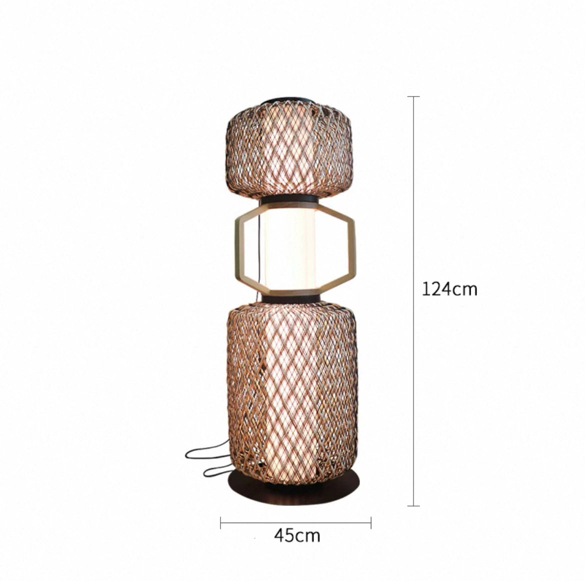 Nordic Villa Landscape Garden Light Hotel Bed and Breakfast Corridor Balcony Pavilion Chandelier Outdoor Waterproof Floor Light