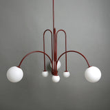 Nordic Minimalist Pendant Light is Used For Dining Living Room Restaurant Lamp Cafe Clothing Store Art Black Gold Red Chandelier