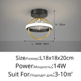 Mini Aisle LED Chandelier For Porch Corridor Hallway Lamps Star Decoration Kitchen Gallery Bedroom Villa Office Indoor Lights