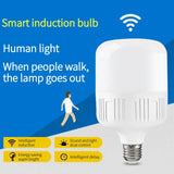 Sound Sensor LED Bulb Voice Light Control Garage Lamp E27 AC220V Cold White 6500K For Stair Pathway Warehouse Graden