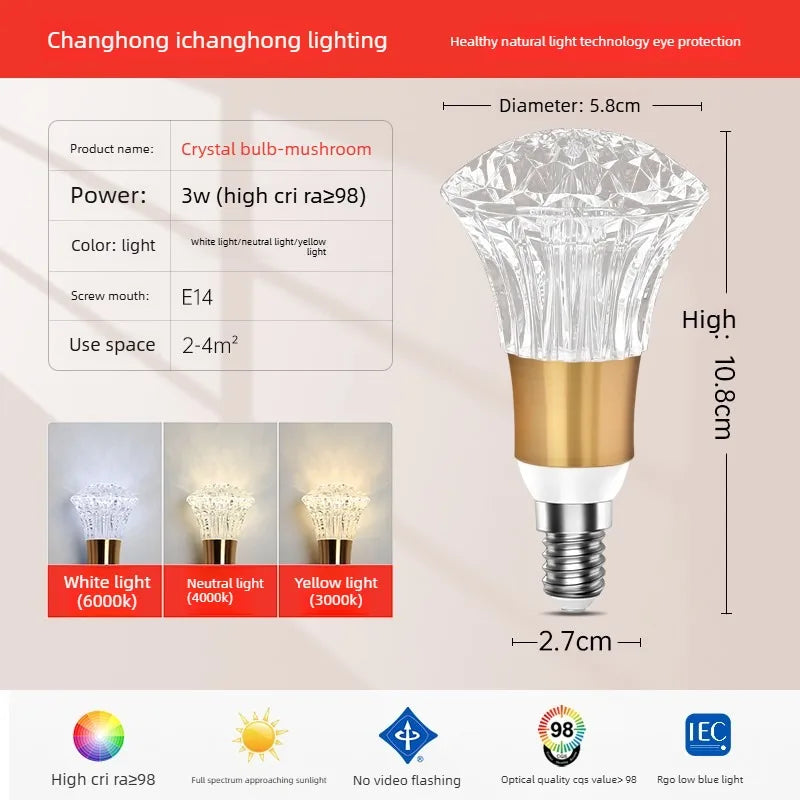 Plug-in Diamond-Cut LED Pendant Light - Modern Acrylic Hanging Lamp for Living Room